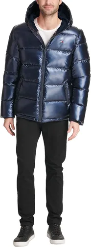 Vista 4 de Tommy Hilfiger - Chaqueta acolchada con capucha para hombre