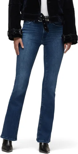 Vista 9 de HUDSON Jeans Barbara de cintura alta corte en negro recubierto Aparición