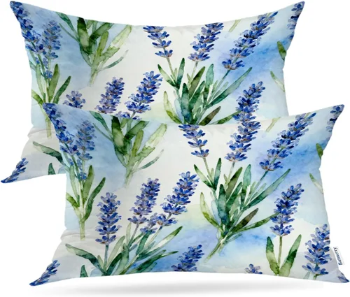 Vista 67 de Batmerry Autumn Maple Leaves Throw Pillow Covers, red Fall Orange Leaves Decorative Pillow Covers Digital Printing Blended for Couch Sofa Bed