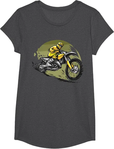 Vista 49 de Camiseta de motocross Supermotard Enduro, Negro, S