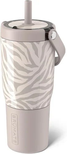 Vista 36 de BrüMate Resa - Vaso de viaje 100% a prueba de fugas de 25 onzas con asa y pajilla, popote SoftSip flexible, funda de silicona para mayor