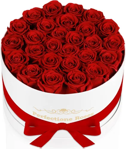 Vista 30 de Perfectione Roses 27 Rosas en una Caja, Rosa del Día de la Madre, Flores Preservadas para Ella, Flores para Entrega, Regalos de Cumpleaños