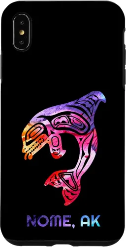 Vista 7 de iPhone 15 Nome Alaska Native American Orca Killer Whale Case