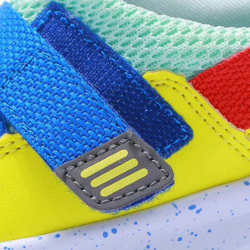 Vista 8 de SKYWHEEL Zapatos deportivos para niños y niñas, sin cordones, anchos, informales, para caminar, correr, para niños pequeños