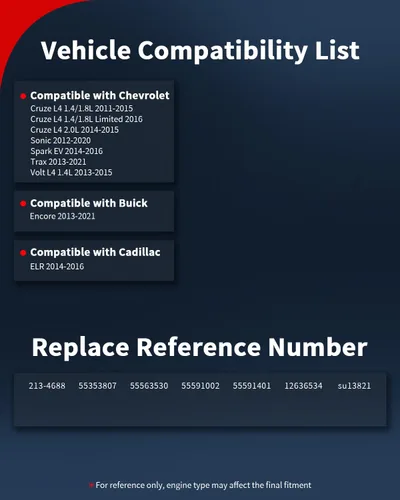 Vista 7 de VEHICODE Sensor de temperatura del refrigerante del motor, sensor de temperatura del agua ECT compatible con Chevy Chevrolet Cruze 2011-2016, Sonic