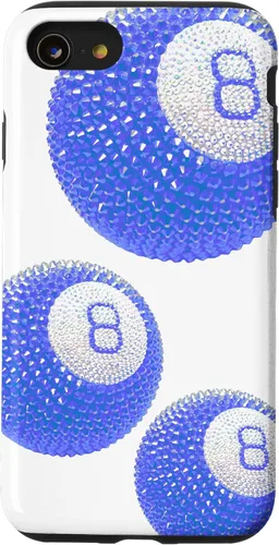 Vista 18 de Lucky Disco 8 Blue Case for iPhone 17