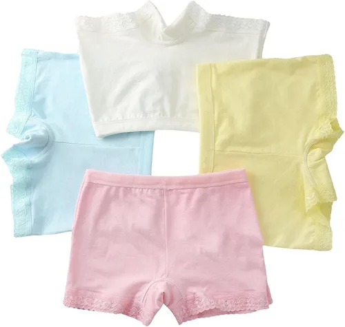 Vista 2 de Jojobaby Bragas de ropa interior de encaje de algodón para niñas de bebé