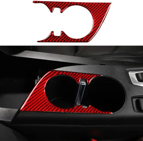 Vista 14 de Calcomanía de fibra de carbono para perilla de ventilación de aire acondicionado, cubierta interior para Chevrolet Camaro 2016 2017 2018 2019 2020