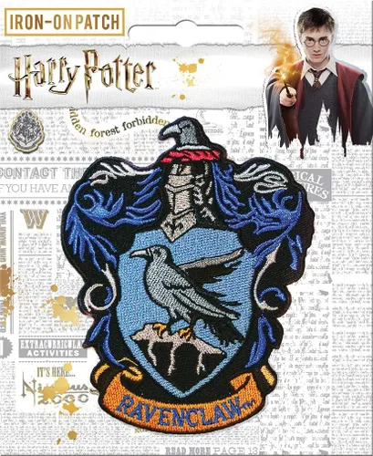 Vista 2 de Ata-Boy Parche de Harry Potter, parches para planchar Ravenclaw Crest - Regalos y mercancía de Harry Potter