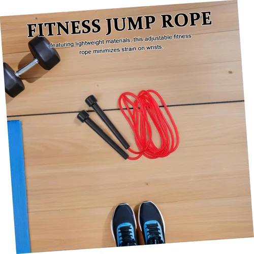Vista 6 de BESPORTBLE 7pcs Adjustable PVC Skipping Rope with Anti-slip Handles for Boxing Fitness Speed Jumping Weight Loss Training Outdoor Exercise Equipment