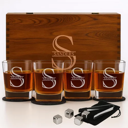 Vista 12 de Regalos personalizados para hombres – Vasos de cerveza grabados – Regalos de vidrio grabado personalizados para hombres y mujeres – Ideal