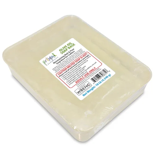 Vista 8 de Primal Elements Base de jabón de avena, base de glicerina hidratante para derretir y verter para manualidades, fácil de cortar, 10 libras
