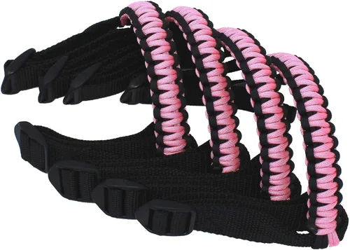 Vista 8 de BubbasGarageTv - Asas de agarre Paracord para Jeep Wrangler JL y Jeep Gladiator JT (negro)