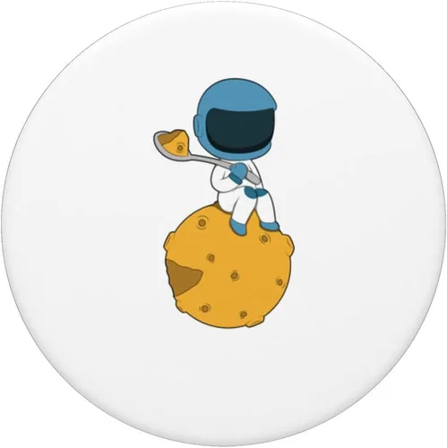 Vista 3 de Astronaut Moon Astronomy Universe Planet PopSockets Swappable PopGrip