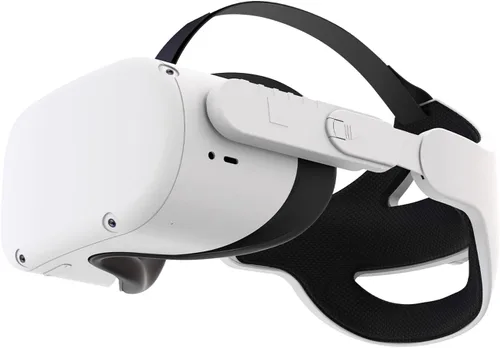 Vista 6 de MOJOXR Correa de cabeza ajustable compatible con auriculares Quest 2 VR, accesorios de repuesto Quest 2 para correa Elite, soporte mejorado
