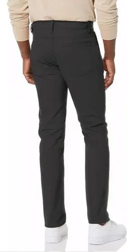 Vista 5 de TEGIAS Jeans de Cuadros Elásticos de Ajuste Ceñido para Hombre, Comodidad Clásica, Ajuste Regular