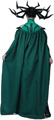 Vista 2 de miccostumes Disfraz de diosa para mujer, disfraz de Halloween con capa