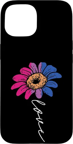 Vista 6 de Funda para iPhone 16 Love Sunflower Floral LGBTQ Bisexual Flag Gay Pride Ally Bi