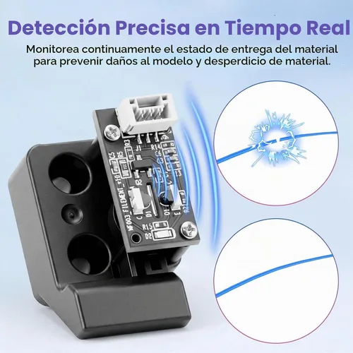 Vista 5 de Creality CFS-C Módulo de detección de rotura de filamento con búfer, módulo de detección de agotamiento de material, ahorre filamentos