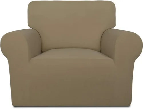 Vista 104 de PureFit Funda súper elástica para sofá reclinable con bolsillo, funda de sofá suave y antideslizante de elastano, lavable, protector de muebles