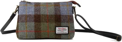 Vista 3 de ICObuty Harris Tweed - Bolso bandolera pequeño para mujer, con correa ajustable