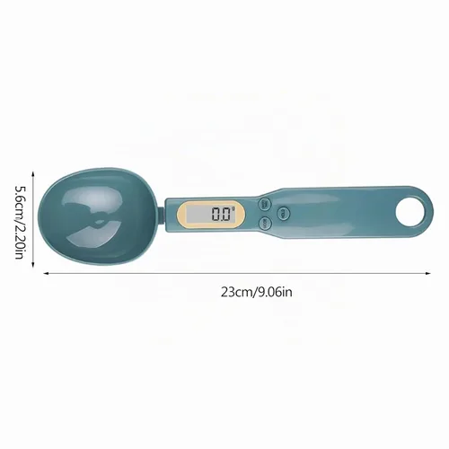 Vista 8 de Cuchara Digital Medición Escala 17.64 oz 0.00 oz LCD, Verde Oscuro