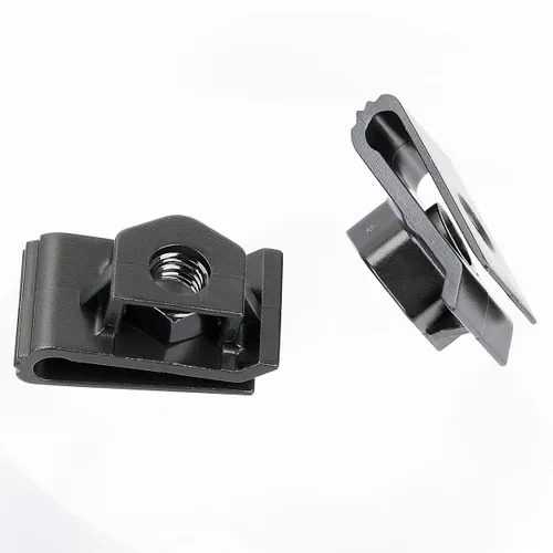 Vista 2 de 20 piezas de soporte para placa de matrícula con tuerca hexagonal encapsulada 01241-01051 para Nissan 370Z Armada Cube Frontier Leaf Pathfinder