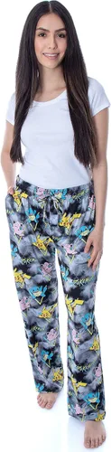 Vista 5 de Pokémon Pikachu Squirtle and Jigglypuff Tie Dye - Pantalones de pijama para adultos