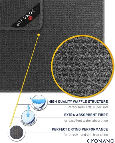 Vista 5 de KYONANO Espresso Accessories – Paquete de 4 toallas barista – Toalla de microfibra Barista (12 x 12 pulgadas) – Toallas de café para barra de café