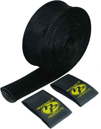 Vista 3 de Rollo de funda resistente al calor de 10 pies Heatshield Products (204011), 0.3 pulgadas de diámetro