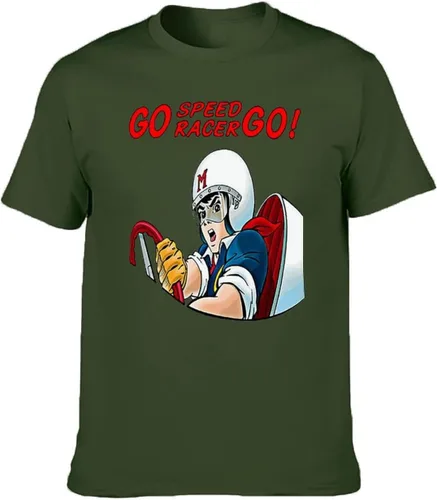 Vista 4 de COROBAN Camisetas deportivas clásicas Go Speed Racer para hombre
