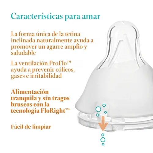 Vista 3 de Evenflo Balance Plus - Tetinas de cuello estándar para usar con botellas de cuello estándar Evenflo Balance Plus, flujo medio para 3 meses