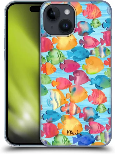 Vista 16 de Head Case Designs Officially Licensed Paul Brent Agate Mermaid Coastal Hard Back Case Compatible with Apple iPhone 15