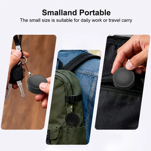 Vista 5 de AWINNER Cargador portátil compatible con Galaxy Watch 8/76/ 5/4/3/Active 2/1, base de carga magnética USB-C para llavero, accesorios de viaje