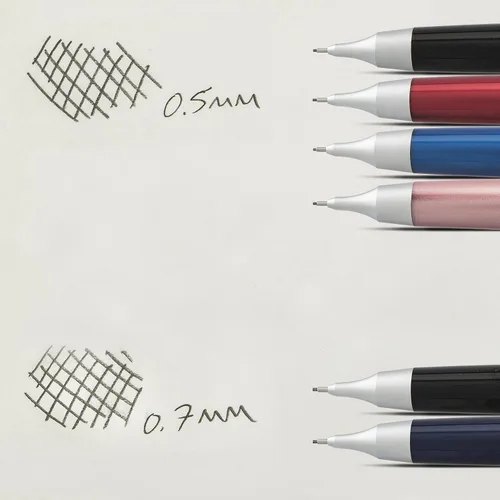 Vista 9 de Pentel Sharp Kerry - Portaminas (0.028 in), barril negro, 1 lápiz (P1037A)