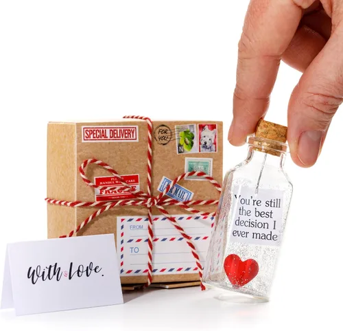 Vista 29 de Regalo de aniversario para mujeres y hombres, regalo romántico para el Día de San Valentín, para novio, novia, esposa o marido