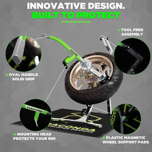 Vista 4 de Kit Inicial de Cambiador de Neumáticos para Motocicleta de Calle Rabaconda