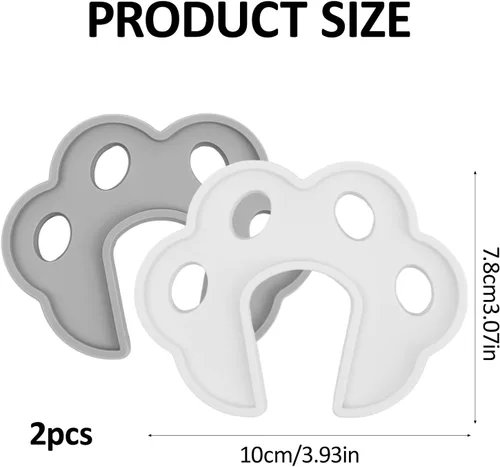 Vista 3 de 2 piezas de accesorios de puerta para lavadora, secadora de carga frontal para puerta abierta, soporte para puerta de lavandería y lavavajillas