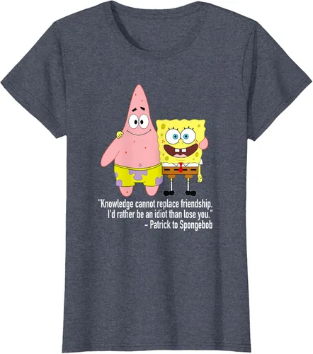 Vista 47 de Mademark x SpongeBob SquarePants - Patrick & SpongeBob - Camiseta de la amistad Asfalto