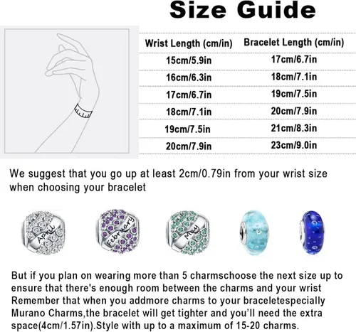 Vista 2 de idudu Snake Charm BraceletChrysanthemum buckle S925 sterling silver Jewelry Snake Chain Bracelet Fit Any Charm Gift for Women Girls