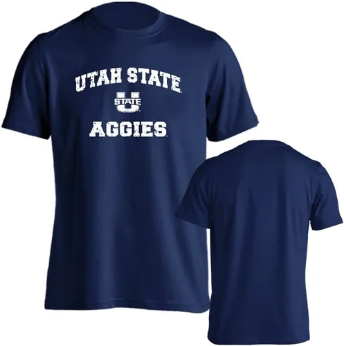 Vista 97 de Sport Your Gear NCAA Camiseta de manga corta retro con licencia oficial de aspecto desgastado para el día del juego, camiseta de espíritu deportivo