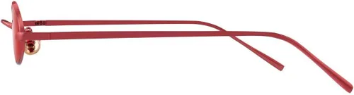 Vista 5 de MEETSUN Gafas de sol ovaladas pequeñas vintage de los años 90 para mujeres y hombres, marcos de metal, gafas góticas de diseñador