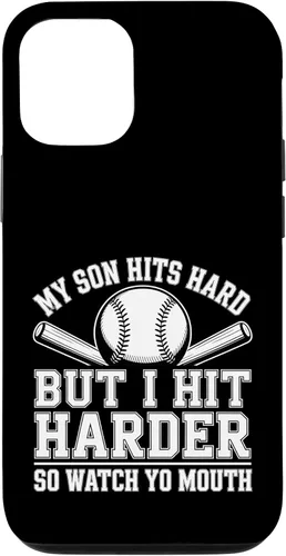 Vista 28 de My Son Hits Hard But I Hit Harder So Watch Yo Mouth - Case for iPhone 16