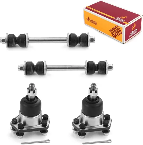 Vista 55 de Metrix Premium Chassis Parts - Juego de 4 piezas de articulación de rótula superior y barra estabilizadora delantera para Ford Ranger RWD 1998-2011
