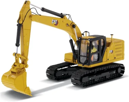 Vista 9 de Diecast Masters Excavadora hidráulica Caterpillar 335F L 1:50 Camiones para gatos y equipos de construcción de la serie High Line 85925