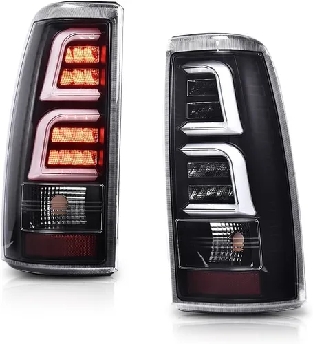 Vista 12 de CHEDA Luces traseras, compatibles con Ford F150 2009-2014, juego de luces traseras con lente transparente y carcasa cromada, BL3Z13405B, BL3Z13404B
