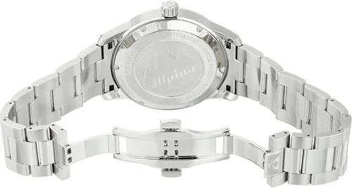 Vista 4 de Alpina AL-525S4E6B Alpiner Reloj de plata automático con pantalla analógica para hombre, Reloj automático