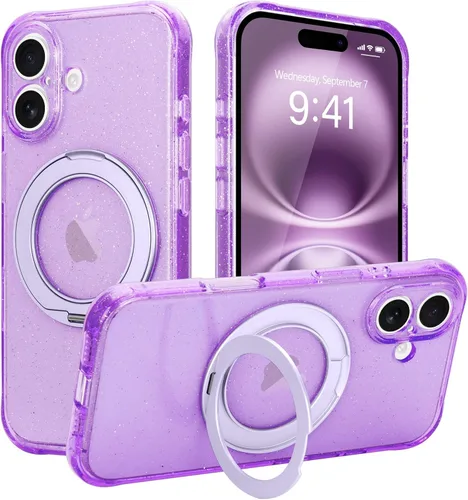 Vista 27 de Funda para iPhone 16 Pro Max, compatible con Magsafe, color negro