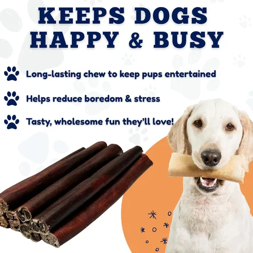 Vista 6 de Amazing Dog Treats Barra de Colágeno de 6 Pulgadas - (10 Unidades) - Barras de Colágeno para Perros - Huesos para Perros Sin Cuero