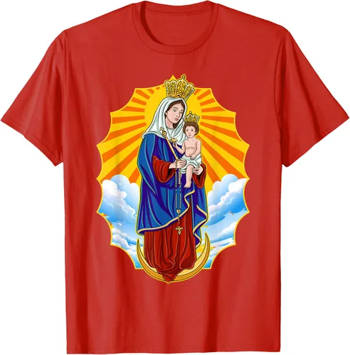 Vista 62 de Chinita Chiquinquira Venezuela Maracaibo Virgen Chiquinquira Chinita Zulia Camiseta negra